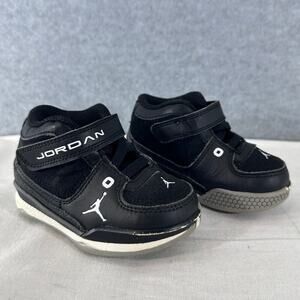 Jordan Team Low Toddler sz 6C 440824-001 Sneaker Elastic Laces & Strap